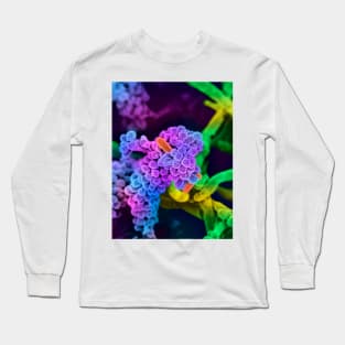 Oral bacteria, SEM (F012/4026) Long Sleeve T-Shirt